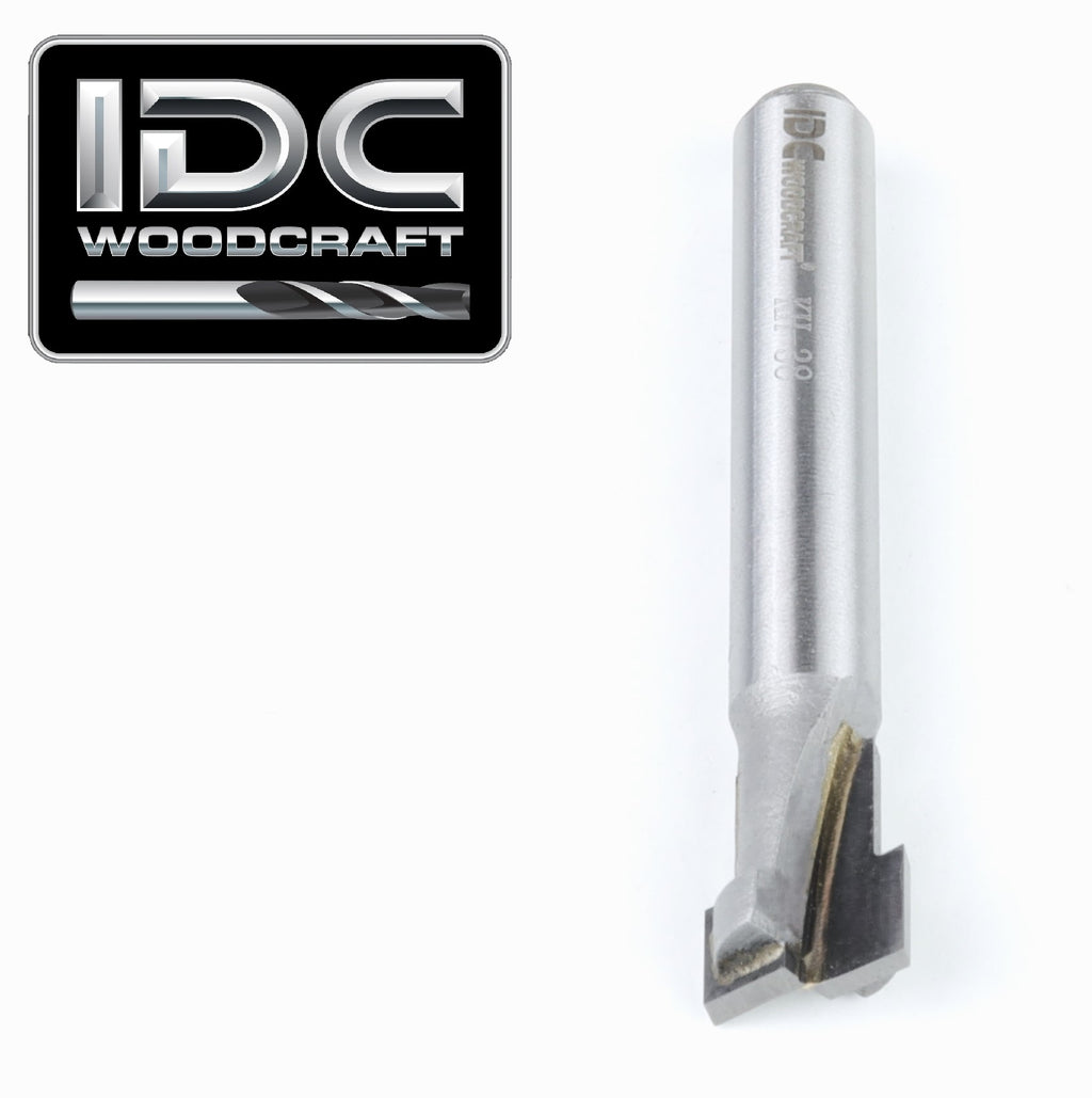 IDC 3/8" Keyhole T-Slot Router Bit for CNC Routers, 1/4" Shank image 1