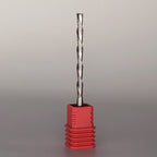1/8" 2 Flute Long Cut Down-Cut spiral bit image 0