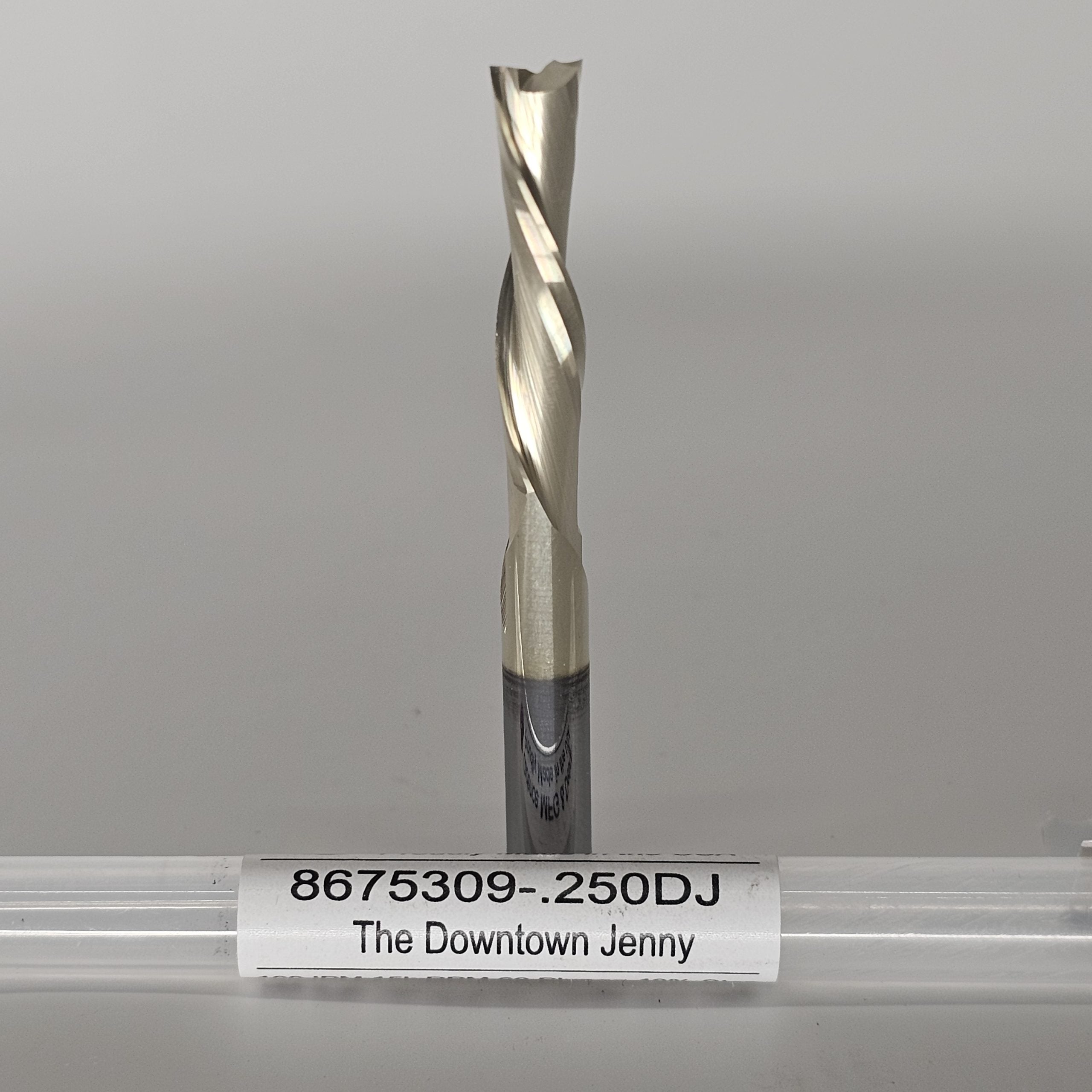 "Downtown Jenny" 1/4" Down Cut Bit for CNC Routers, 1/4" Shank image 0