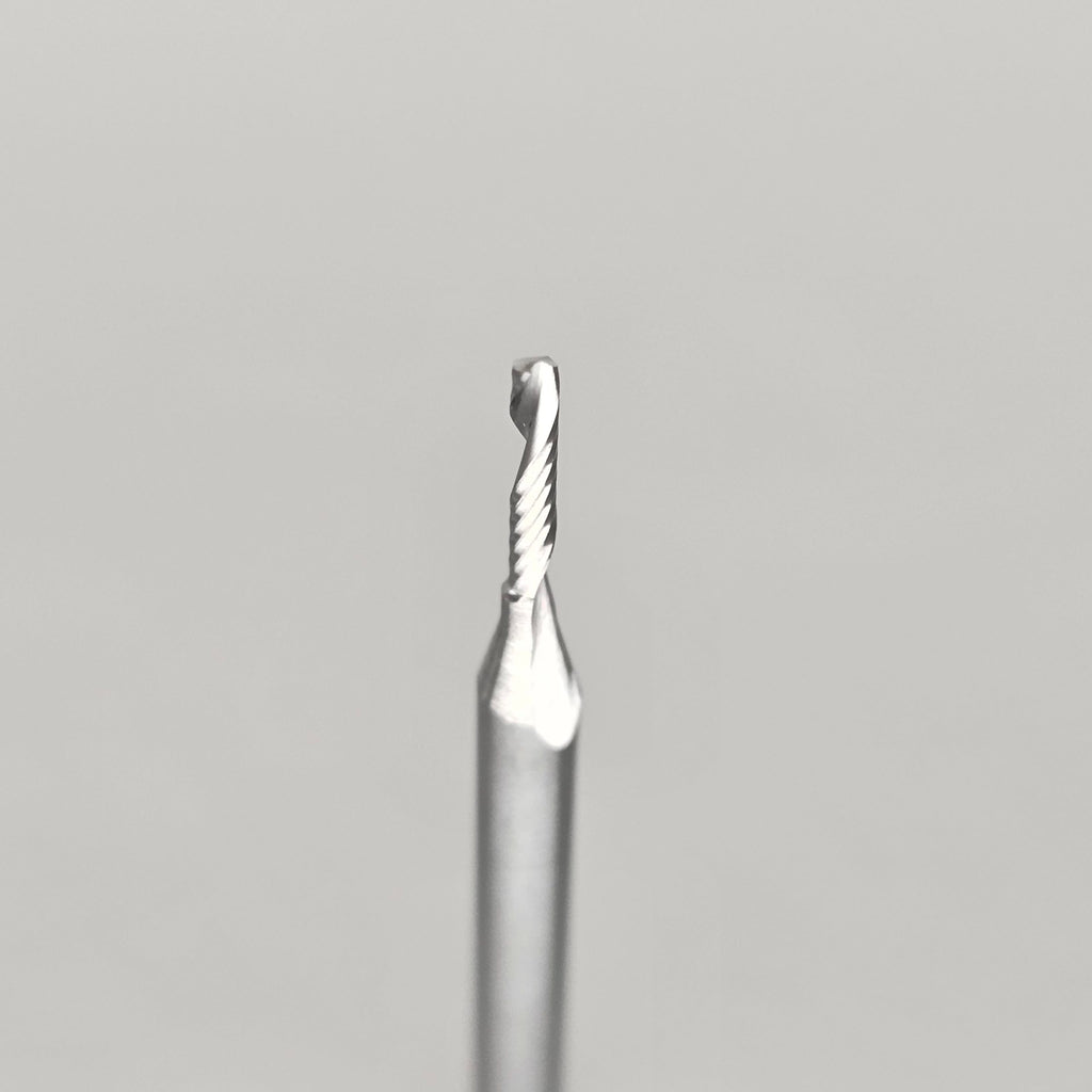1/16" Carbide single Spiral "O" flute Upcut bit image 1