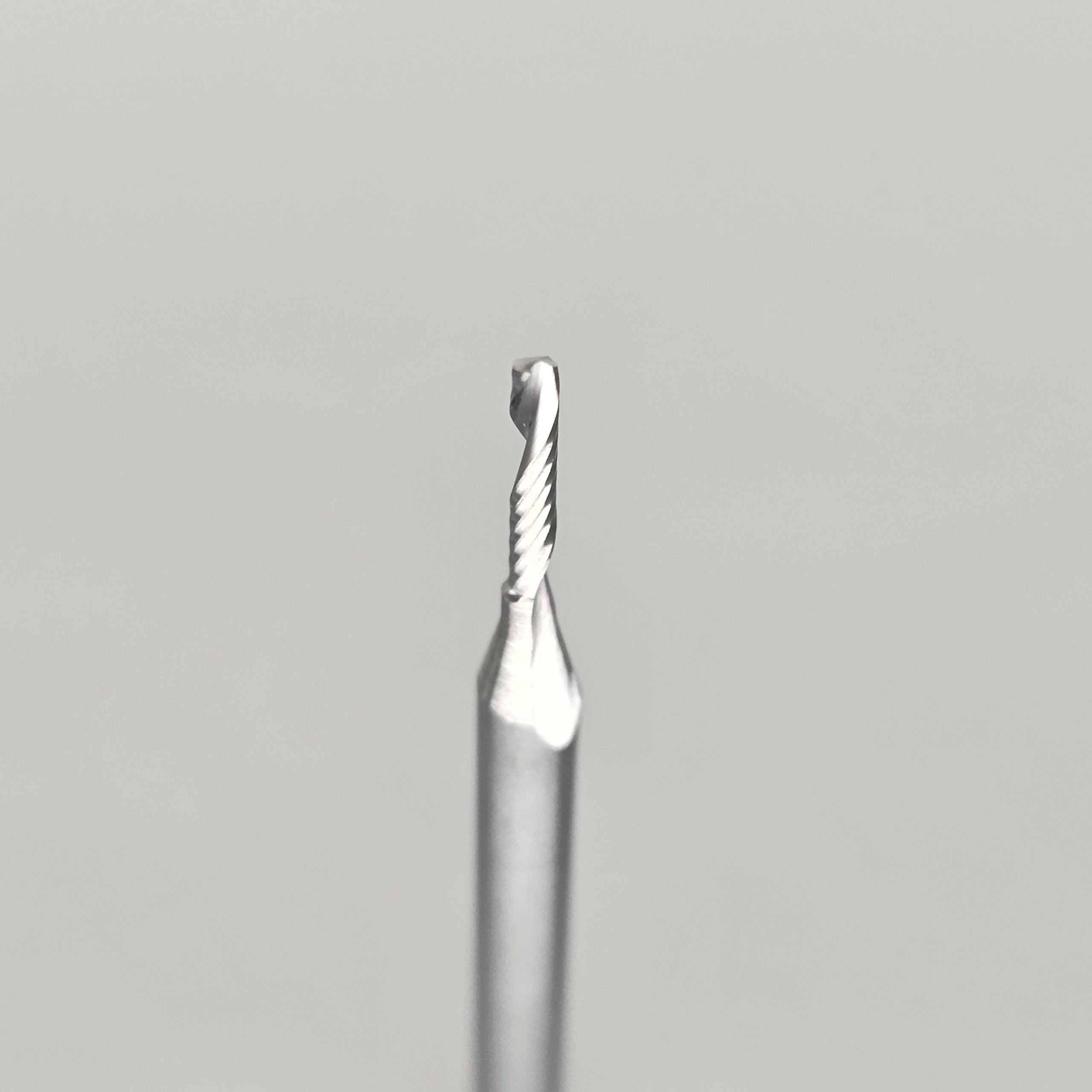 1/16" Carbide single Spiral "O" flute Upcut bit image 1