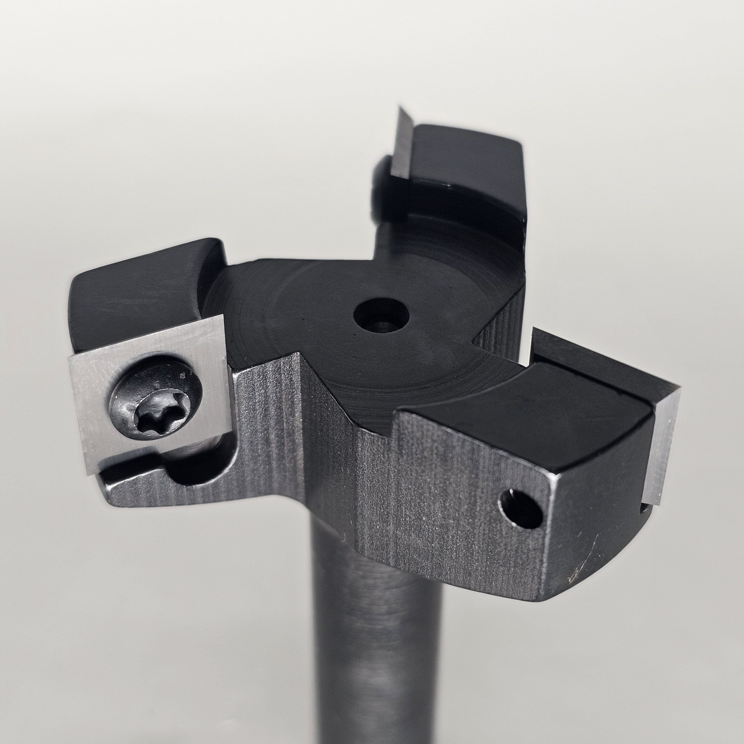 2" Surfacing bit with replaceable carbide cutters and 1/2" shank image 1