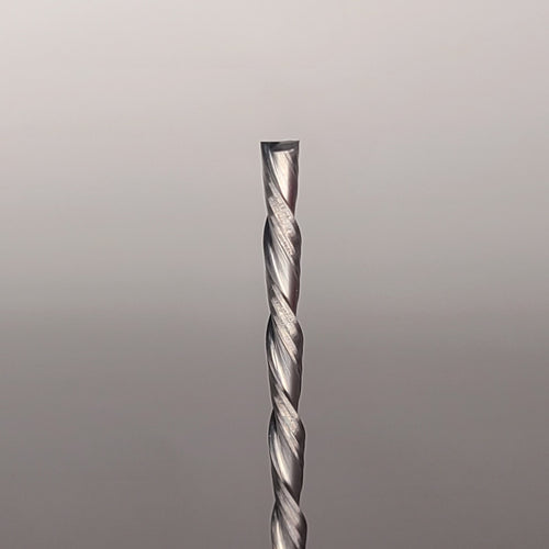 1/8" 2 Flute Long Cut Down-Cut spiral bit image 1