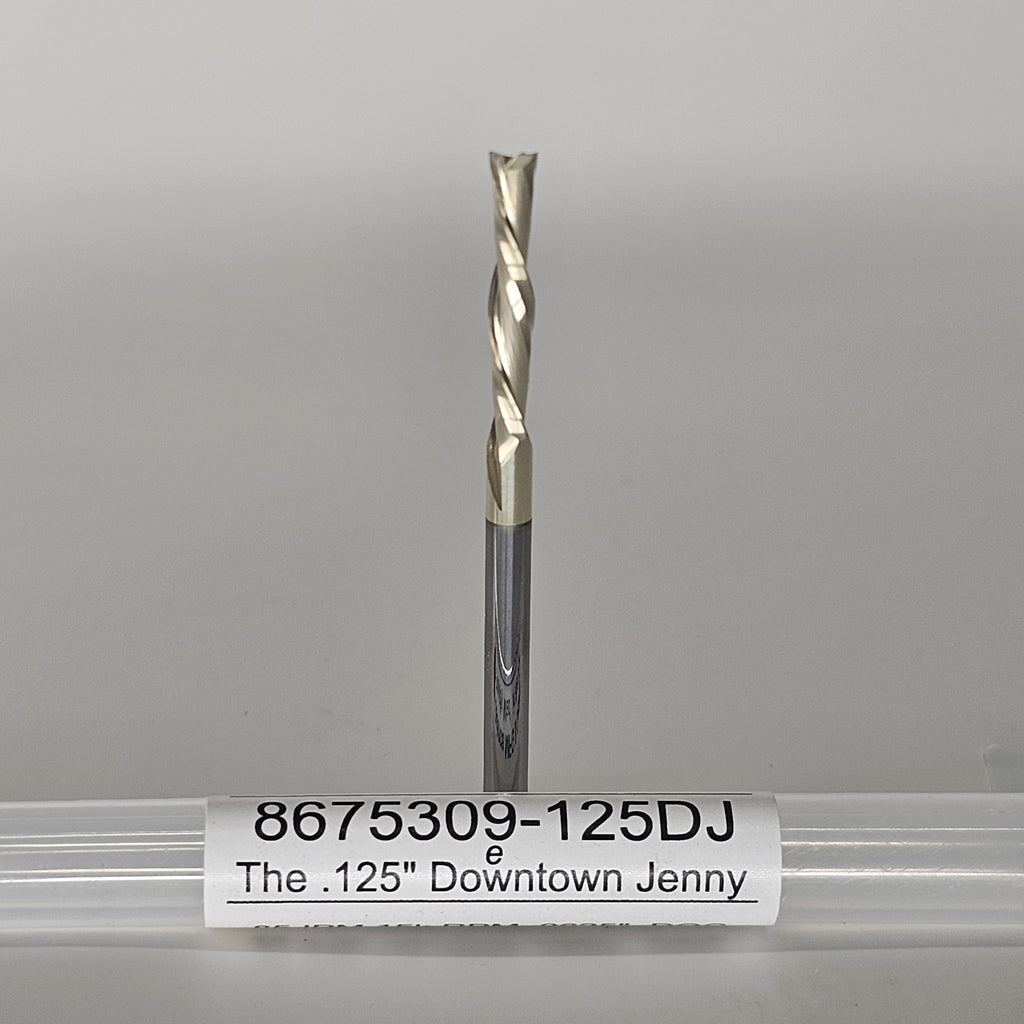 "Downtown Jenny" 1/8" Down Cut Bit for CNC Routers, 1/8" Shank image 0