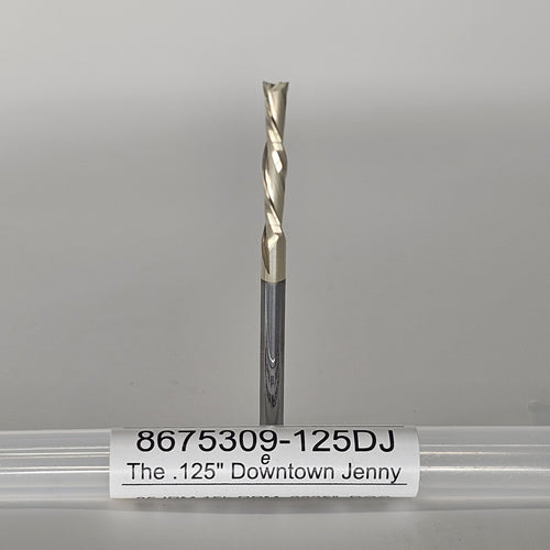 "Downtown Jenny" 1/8" Down Cut Bit for CNC Routers, 1/8" Shank image 0