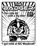 IDC WOODCRAFT - The "BADGER" 1/8 High-Speed Roughing CNC Router Bit, 1/8 Shank image 3