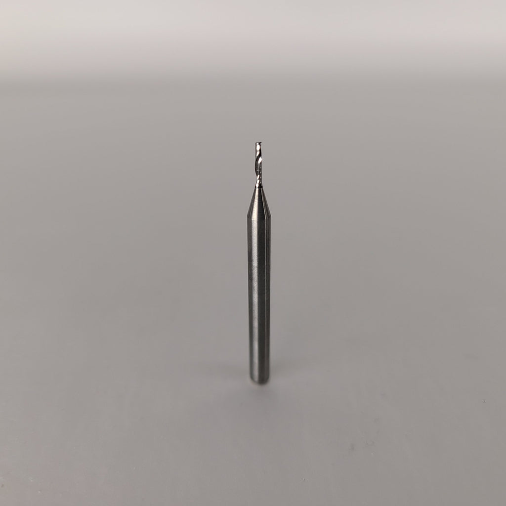 1/32" Carbide single Spiral "O" flute Upcut bit image 0