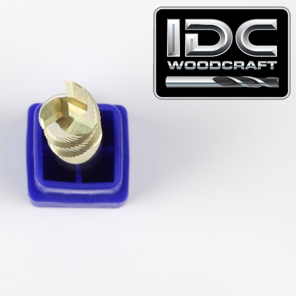 IDC WOODCRAFT - The "BEAST" 1/4 Hyper-Speed Roughing CNC Router Bit, 1/4 Shank image 2