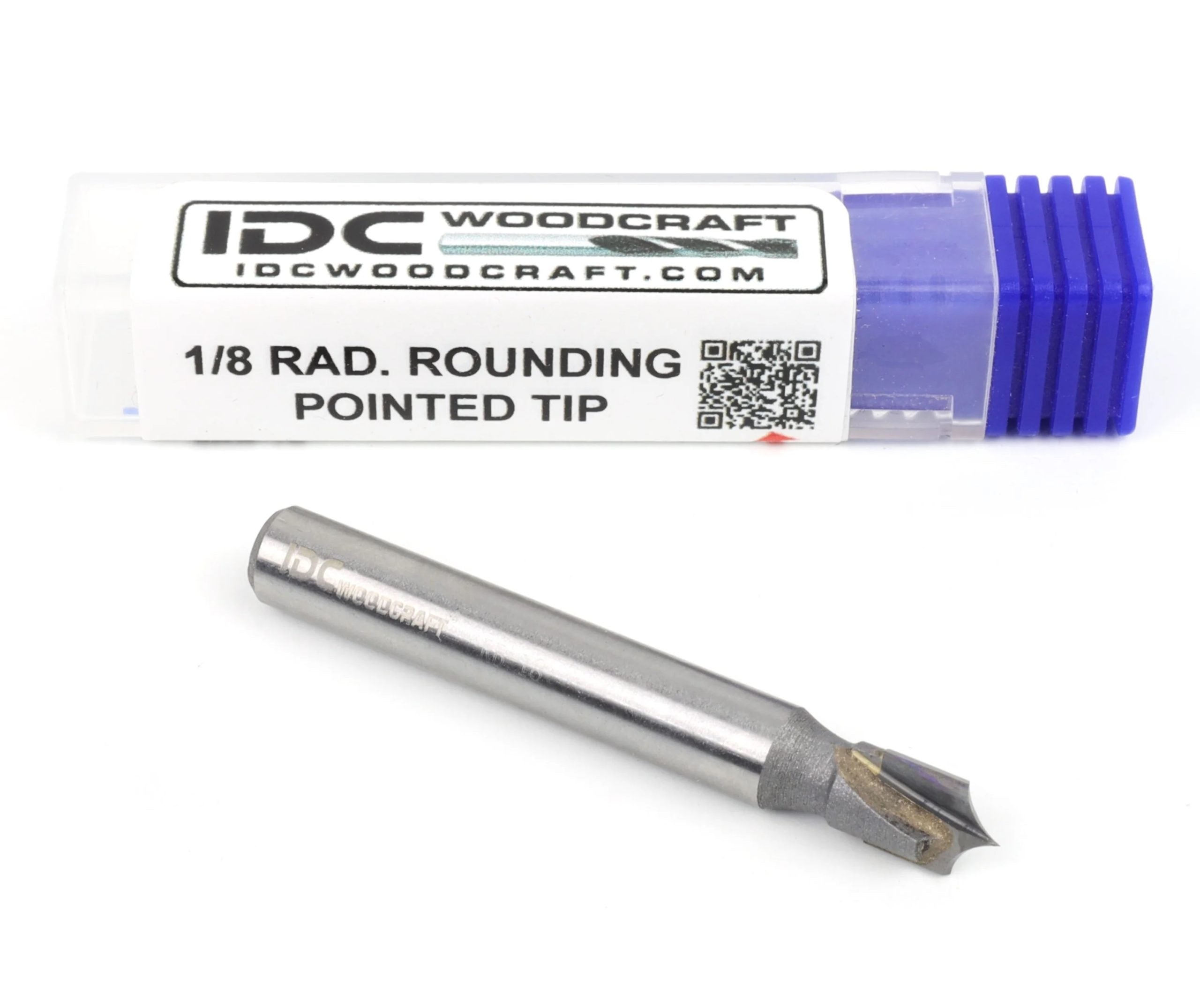 IDC WoodCraft 1/8" Radius Edge Rounding Bit For CNC Routers, 1/4" Shank image 0