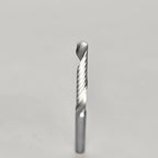 1/8" Carbide single Spiral "O" flute Upcut bit image 1