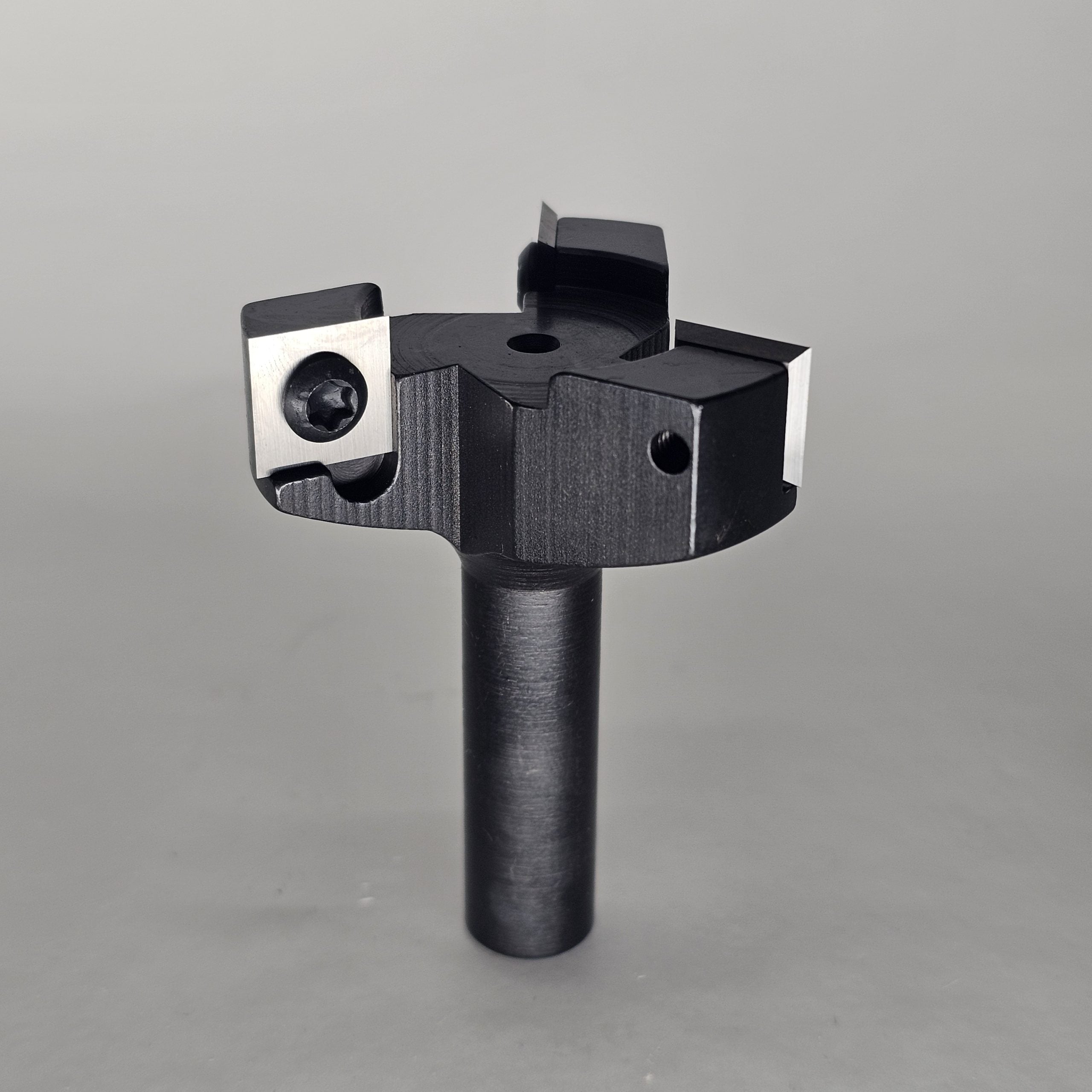 2" Surfacing bit with replaceable carbide cutters and 1/2" shank image 0