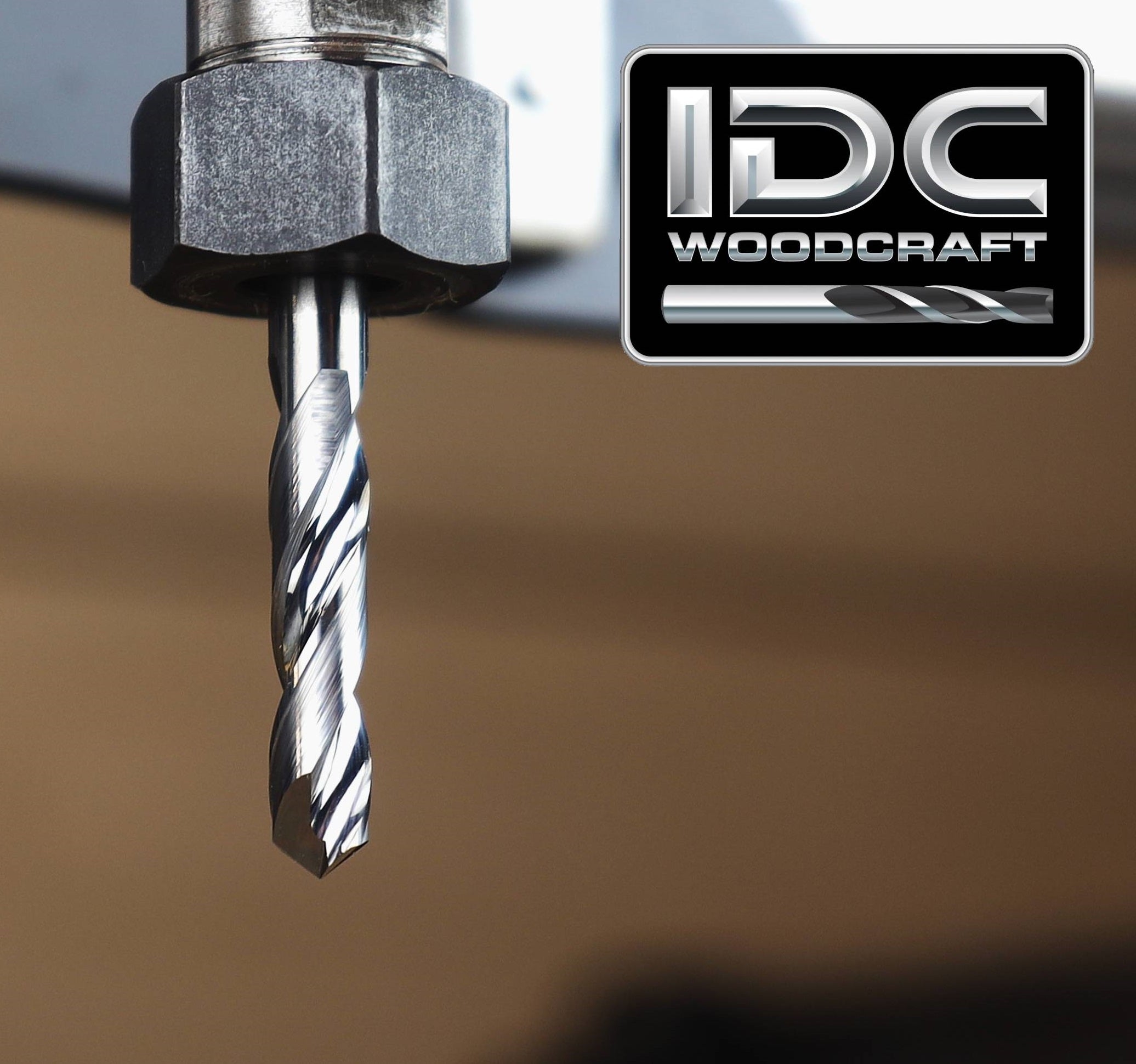 IDC WoodCraft Extreme-Performance 1/4" Drill Bit for CNC Routers, 1/4" Shank image 0