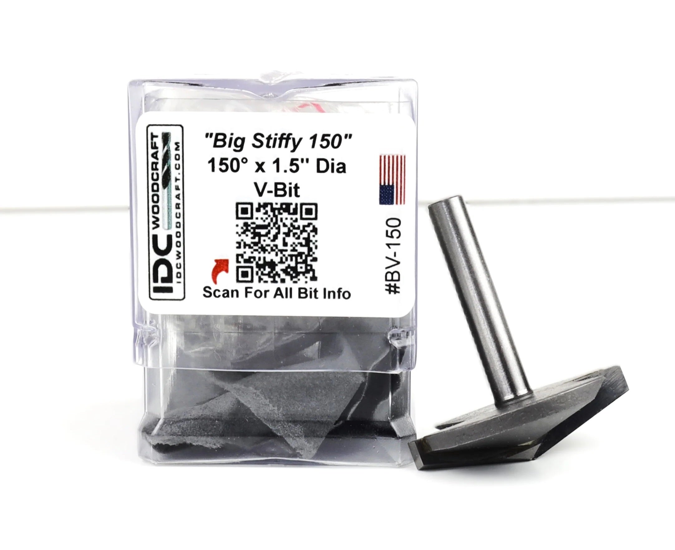 IDC WoodCraft - 150 Degree Wide-Cutting V Bit image 0