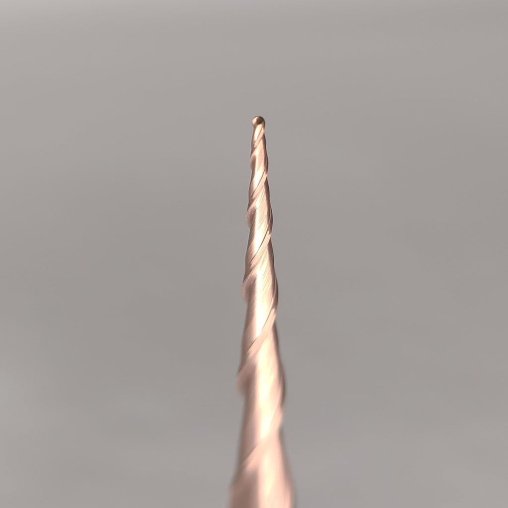 Ultra Fine tipped Tapered Ballnose 0.5mm (Radius) image 1