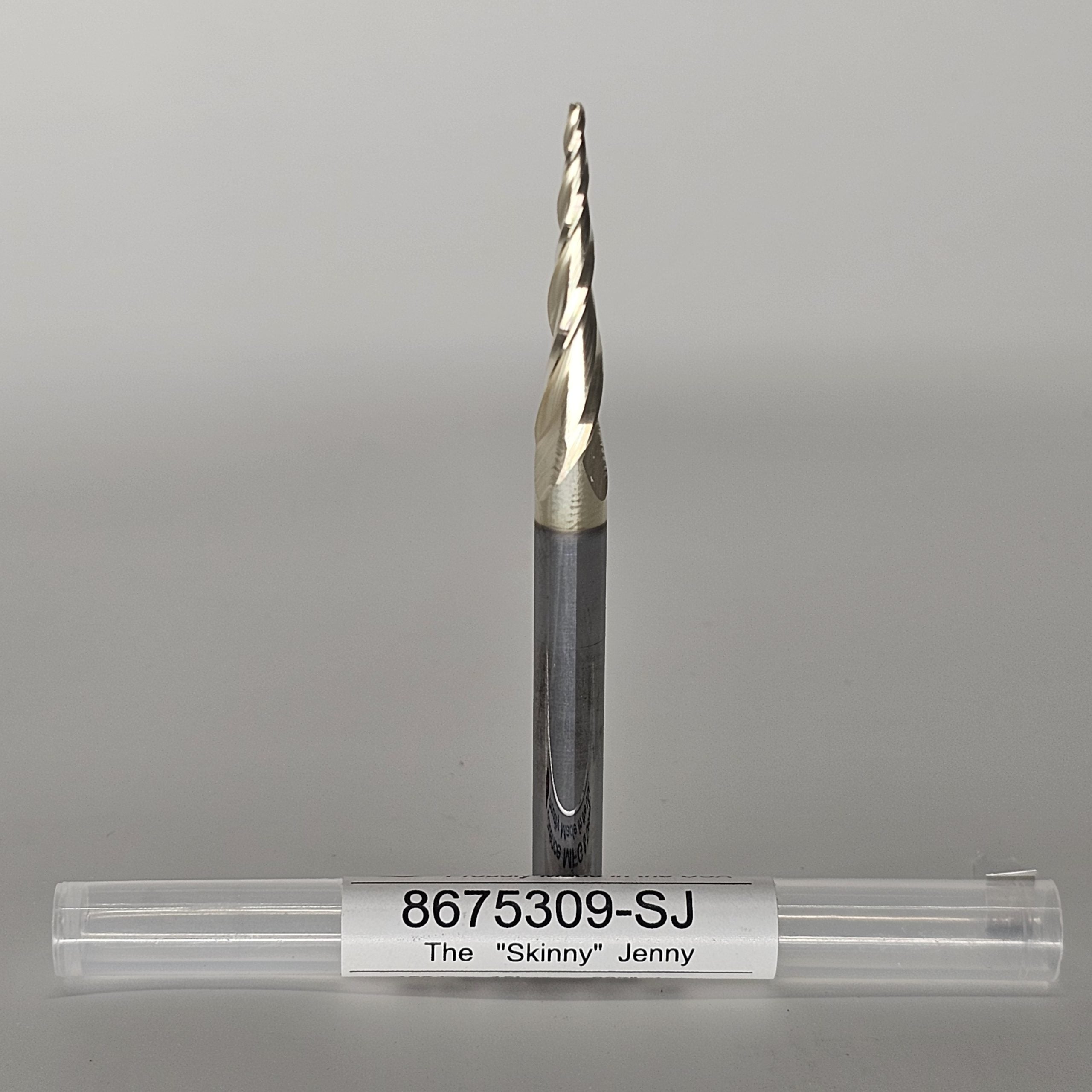 "The Skinny Jenny" 1/16" Taper Ball Nose Endmill for CNC Routers, 1/4" Shank image 0