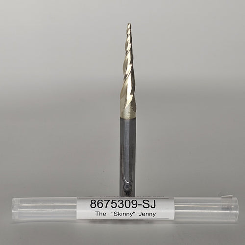 "The Skinny Jenny" 1/16" Taper Ball Nose Endmill for CNC Routers, 1/4" Shank image 0
