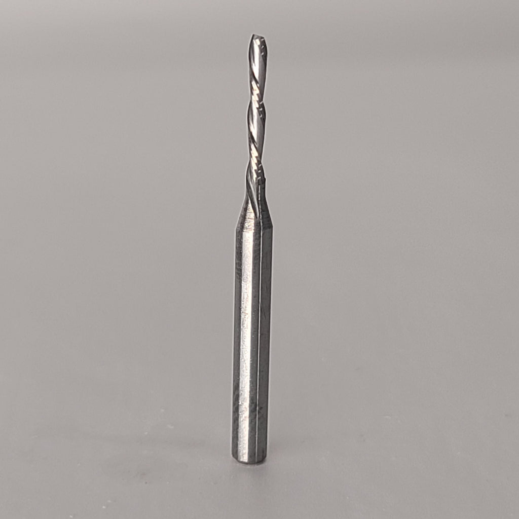 1/16" 2 Flute Long Cut Down-Cut Spiral bit image 0