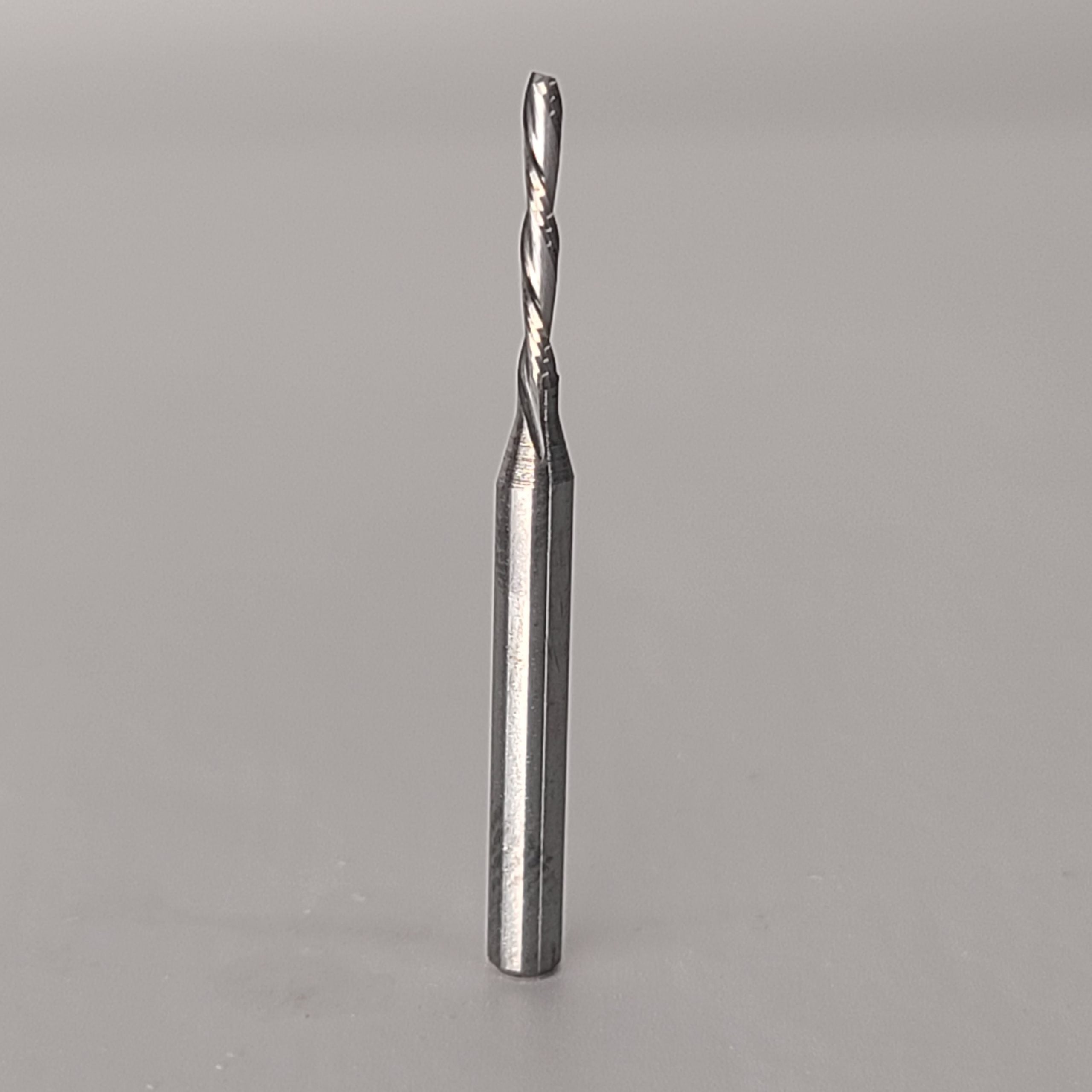1/16" 2 Flute Long Cut Down-Cut Spiral bit image 0