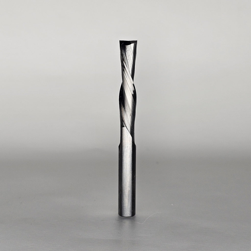 1/4" Carbide 2 flute Down-Cut Sprial Bit image 0