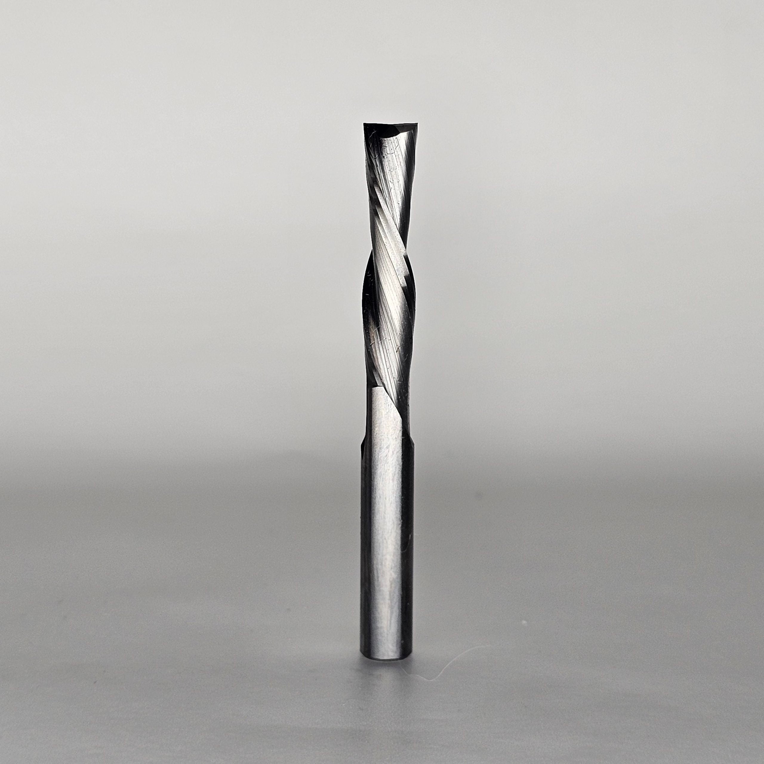 1/4" Carbide 2 flute Down-Cut Sprial Bit image 0