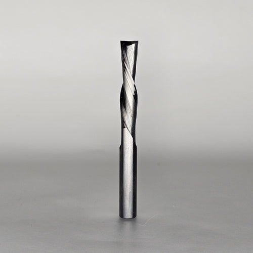 1/4" Carbide 2 flute Down-Cut Sprial Bit image 0