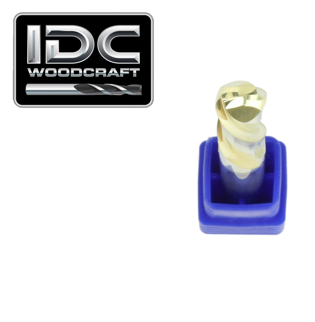 IDC WOODCRAFT - No-Tear-Out Down-Cut 1/4" Ball Nose Endmill image 2