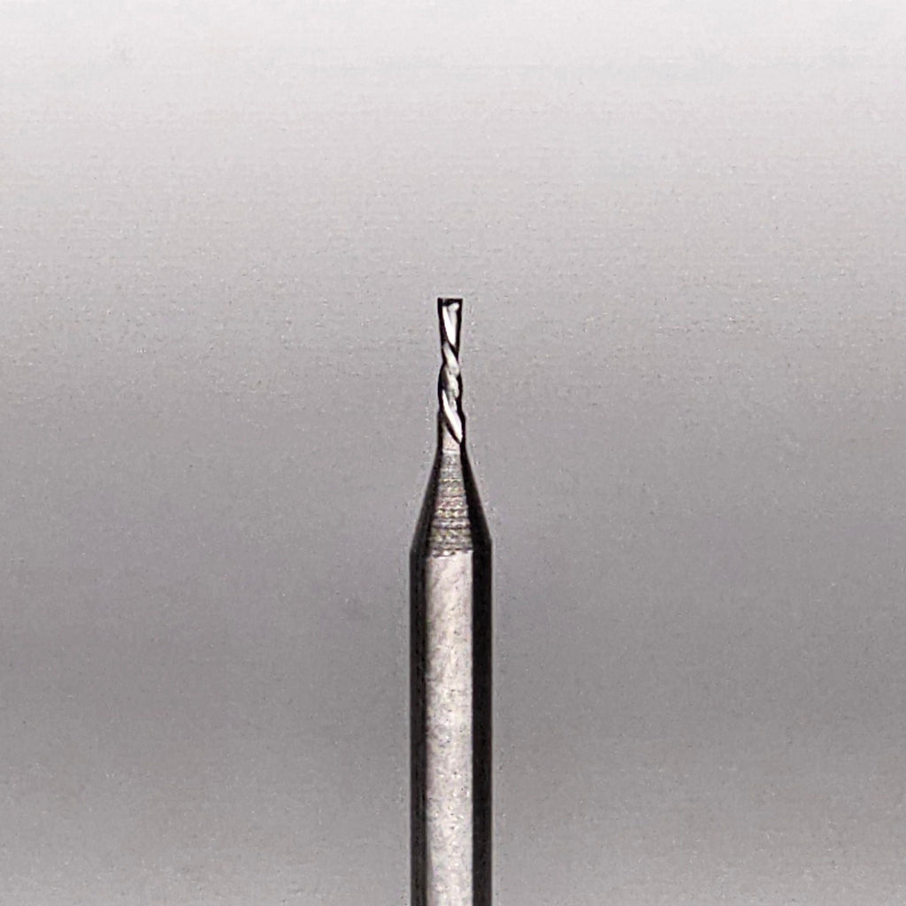 1/32" 2 Flute Down-Cut Spiral bit image 1