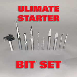 ULTIMATE Starter CNC Router Bit Set (FREE SHIPPING)
