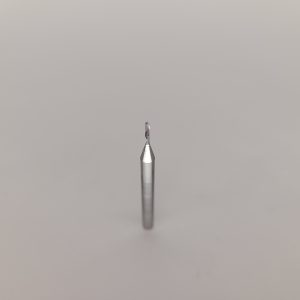 Single “O” flute spiral design best suited for cutting soft and hard plastics