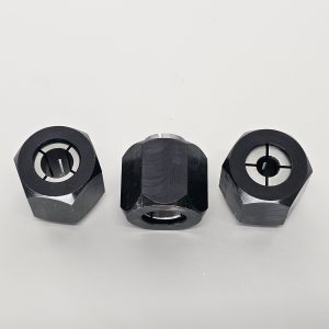 Set includes 1/4" - 3/8" - 1/2" Collets