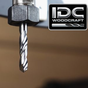 IDC WoodCraft Extreme-Performance 1/4" Drill Bit for CNC Routers, 1/4" Shank